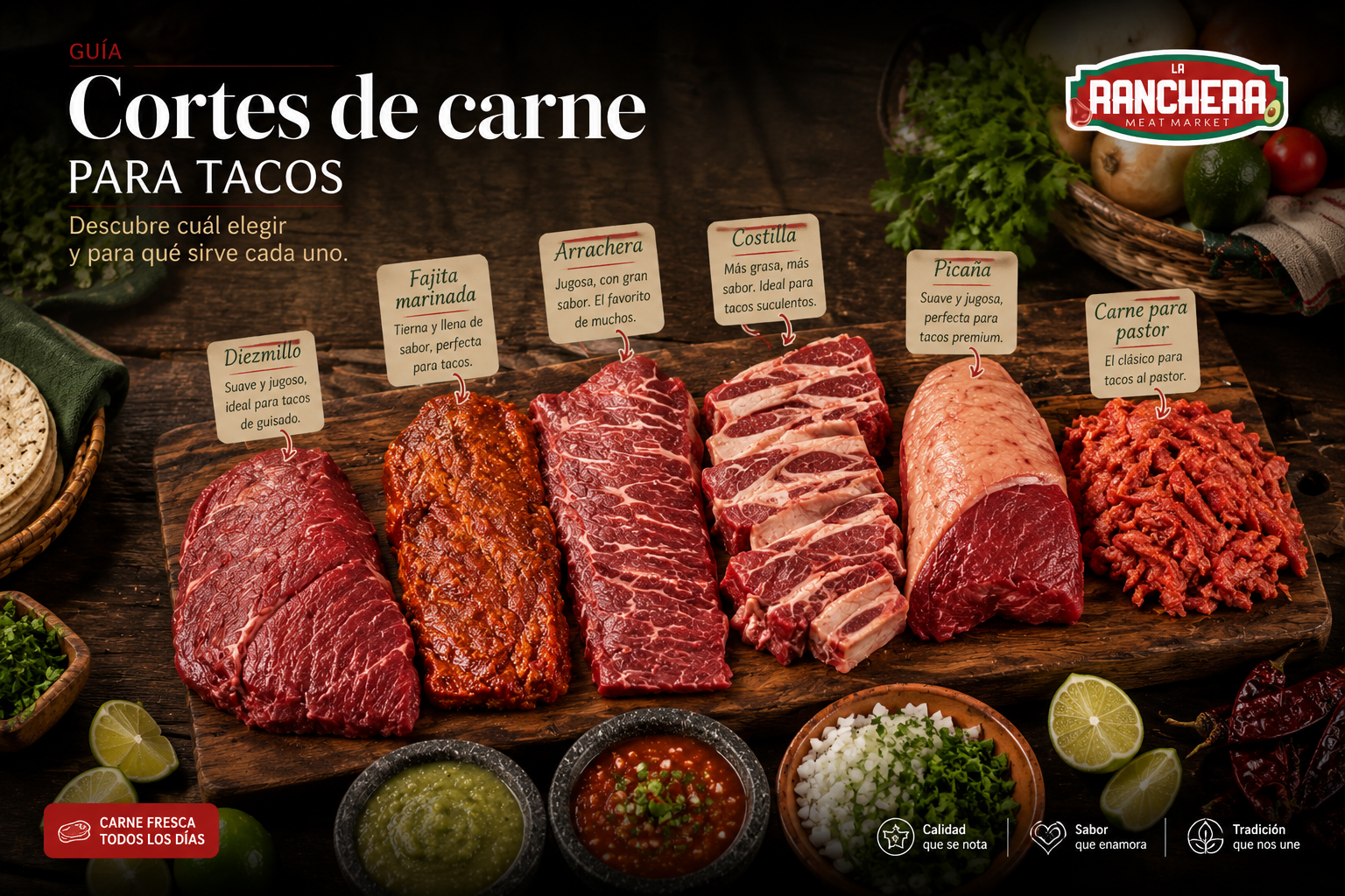 Lee más sobre el artículo ¿Cuál es el mejor corte de carne para tacos? Guía para elegir como un mexicano